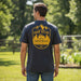 John Deere Men's Navy Gator Mountain Tee