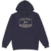 John Deere Mens Navy with Grey Deere Logo Hoodie