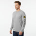John Deere Men's Oxford Logo on Sleeve Long Sleeve