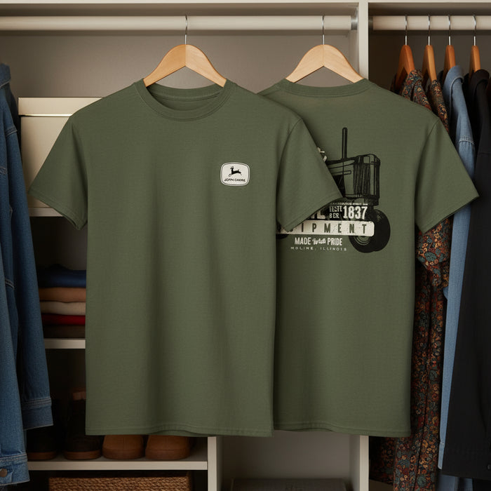 John Deere Men's Quality Equipment Tractor Short Sleeve Tee