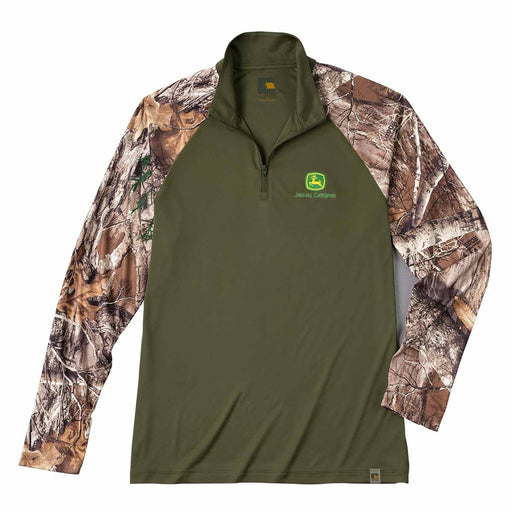 John Deere Mens Russell Outdoors Realtree Pullover