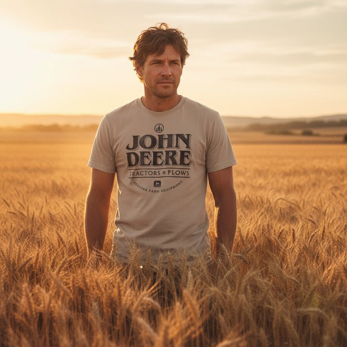 John Deere Men's Simple Wheat Tee