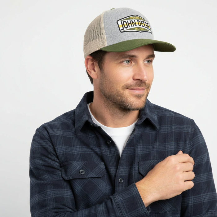 John Deere Mens Vintage Sign Cap