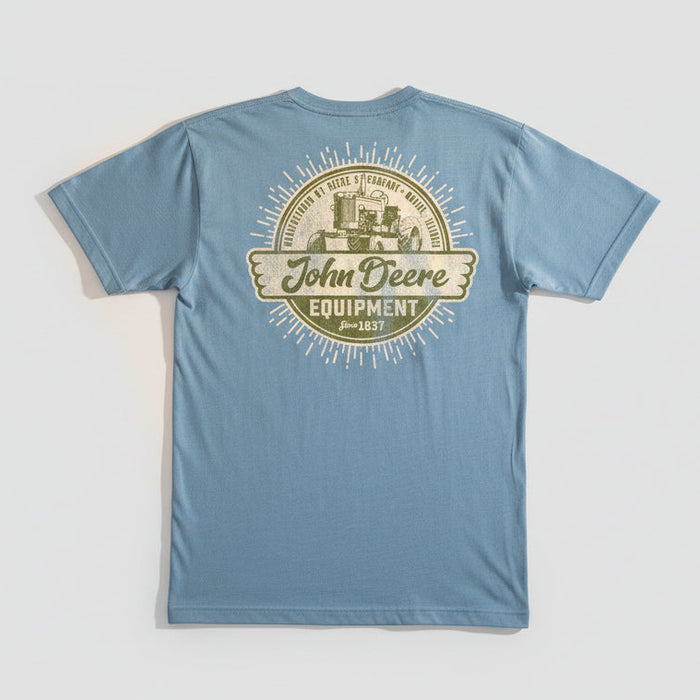 John Deere Men's Vintage Tractor Badge Tee