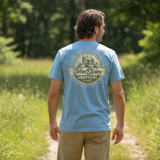 John Deere Men's Vintage Tractor Badge Tee