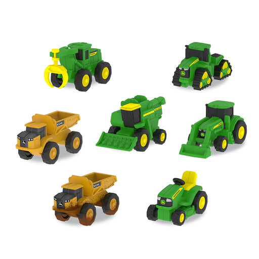 John Deere Mini Tractor, Combine, Mower & Construction Toys - Mini ERTL Assortment