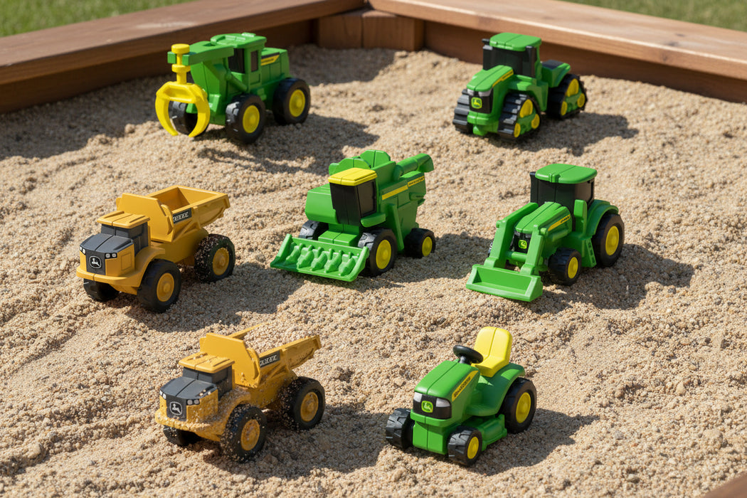 John Deere Mini Tractor, Combine, Mower & Construction Toys - Mini ERTL Assortment