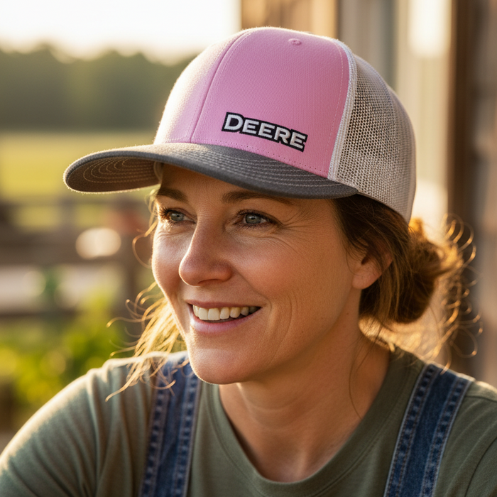 John Deere Pink Deere Hat