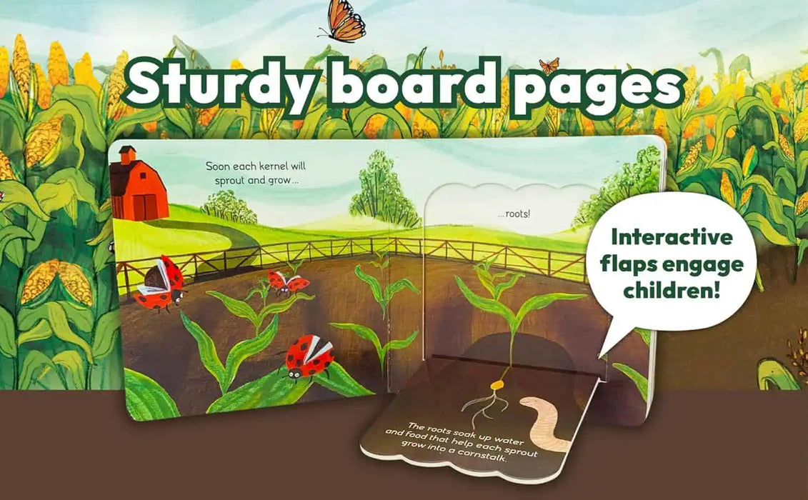 image showing the board pages of the John Deere Plant & Grow Book