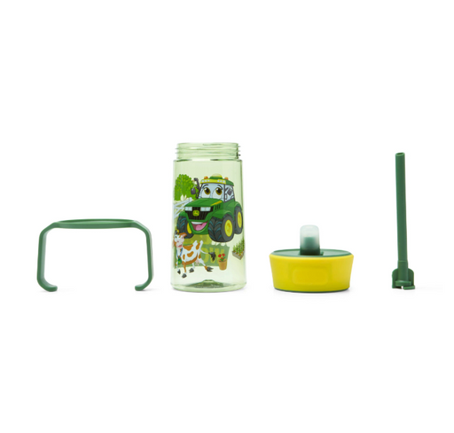 John Deere Kid's Cup with Pop-Up Straw and Handles