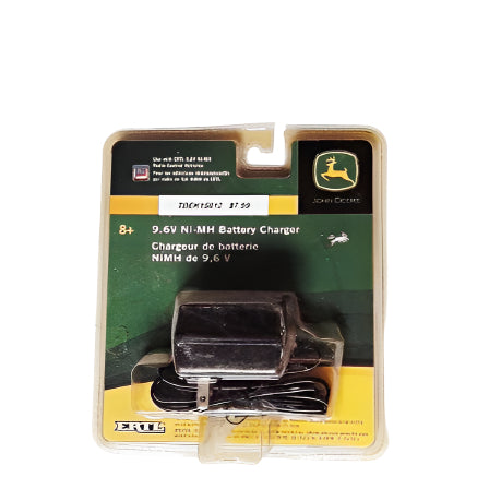 John Deere Replacement Battery Charger for 9.6V Battery Pack