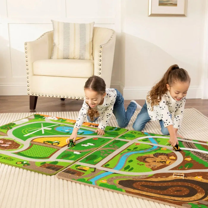 John Deere Road Map Play Mat