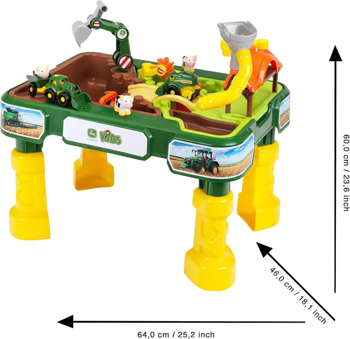 dimensions of the John Deere Sand & Water Play Table