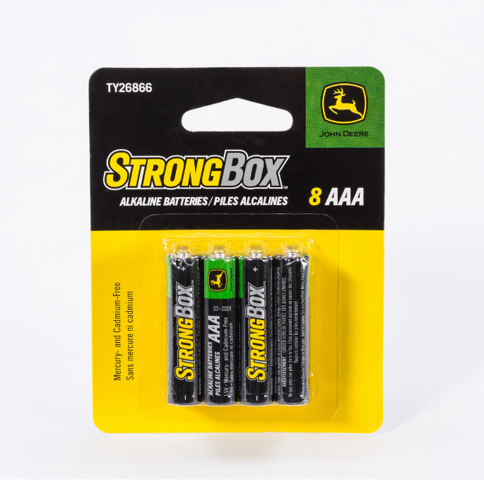 John Deere 8-AAA Strongbox Batteries