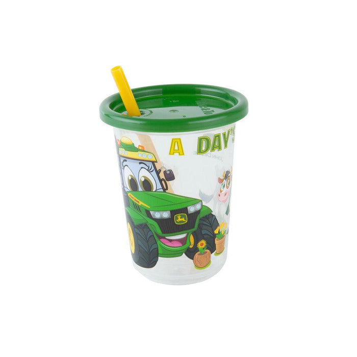 John Deere Take & Toss Straw Cups - 3 pack