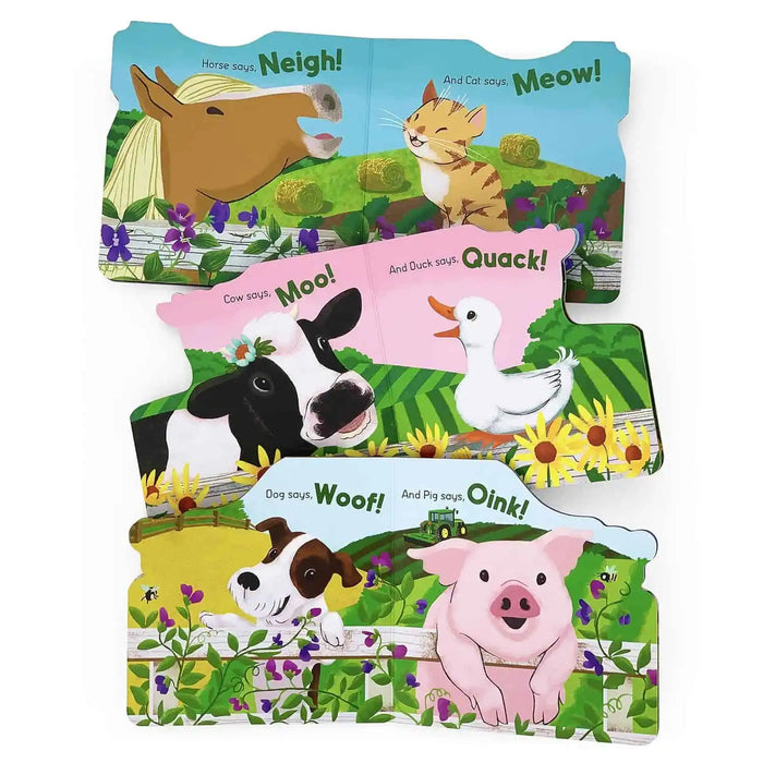 John Deere Tractor Tales Books - horse cow, pig