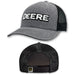 John Deere Unisex Grey/Black Deere Print Embro Hat