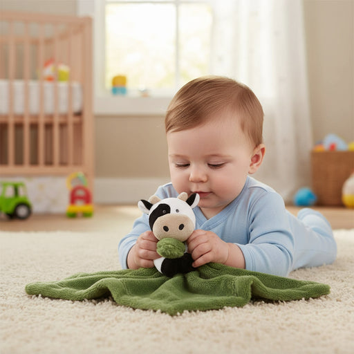 John Deere Infant Cow Cuddle Blanket