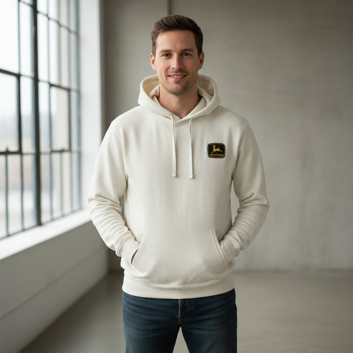 John Deere Men's Vintage Tractor Stripes Pullover Hoodie