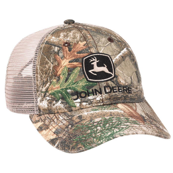 John Deere Washed Edge Camo Cap