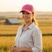 John Deere Ladies Medium Pink Cap