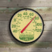John Deere Yellow Retro Thermometer