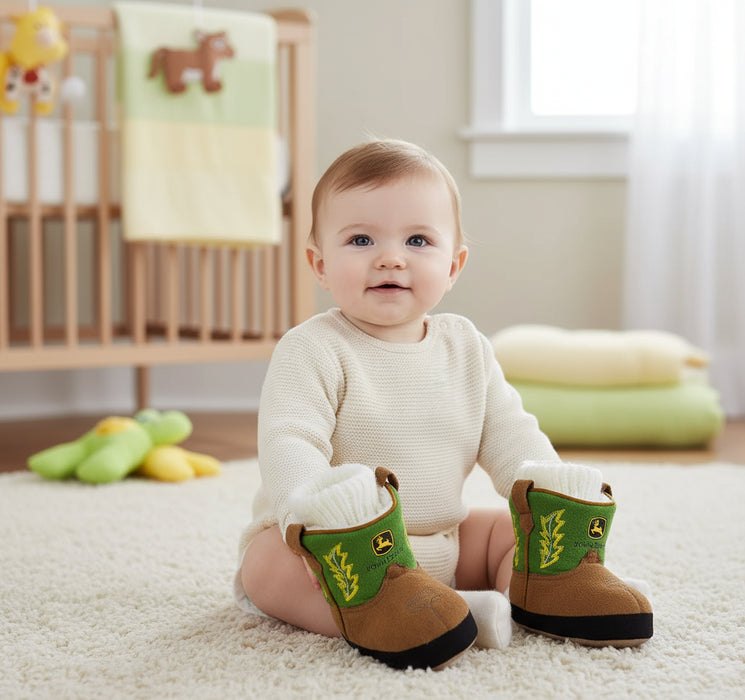 John Deere Infant Boys Boot Slipper