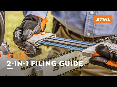 Guide to the Stihl 2-in-1 File Holder for 3/8" P Saw Chain