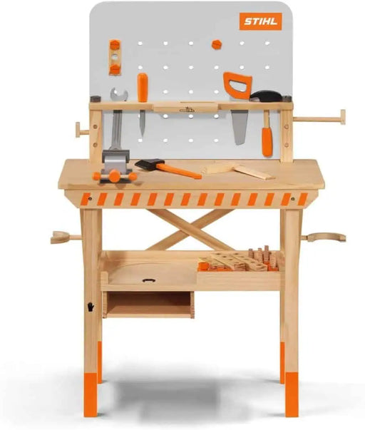 STIHL Wooden Children’s Workbench with Wooden Toys