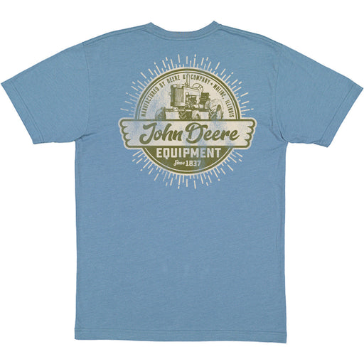 John Deere Mens Vintage Tractor Badge Tee