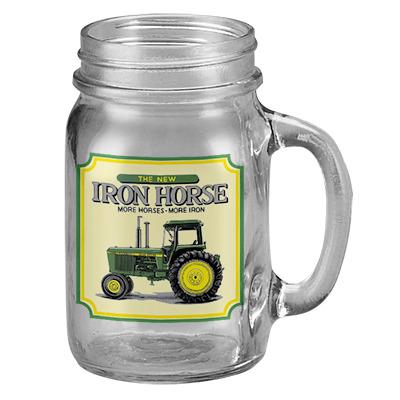 John Deere Famous Quote Drinking Jar