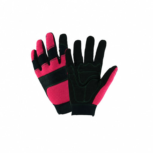John Deere Women Lined Hi Dex Pink And Black Gloves Med/Large