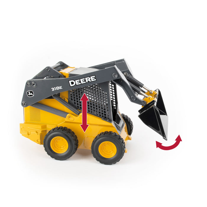 John Deere 1:16 318E Skid Steer