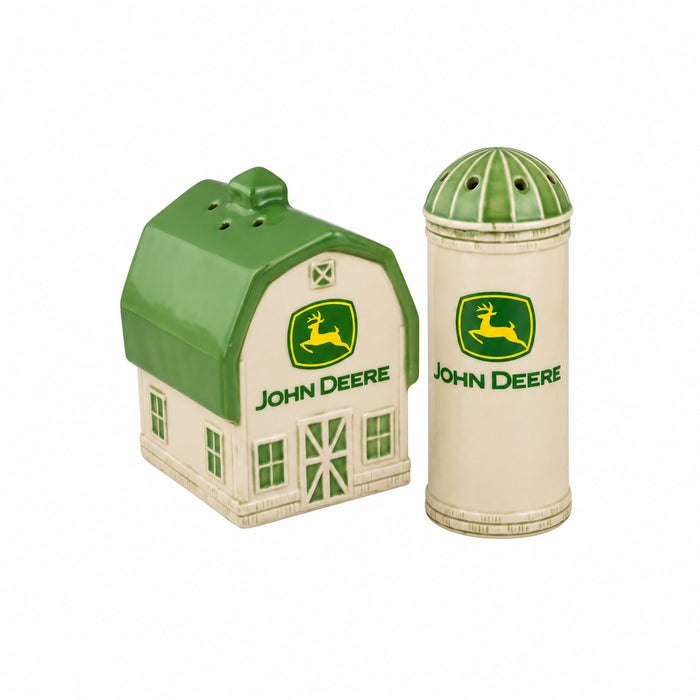 John Deere Barn & Silo Salt / Pepper Set