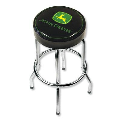 Black John Deere Garage Stool