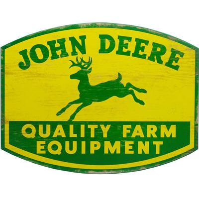 John Deere Quality Farm Equipment Sign