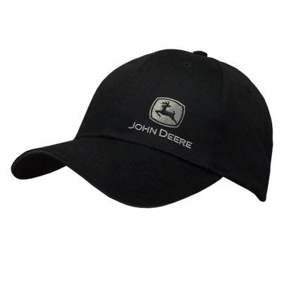 John Deere Mens Black Classic Logo Cap