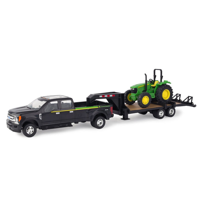 John Deere 1:32 Pickup with Tractor & Trailer