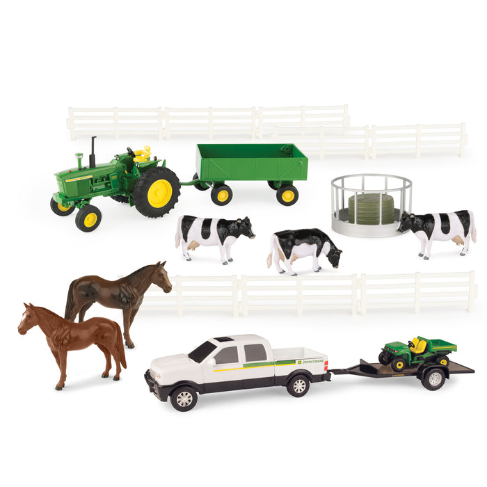 John Deere 1:32 20 Piece Farm Set