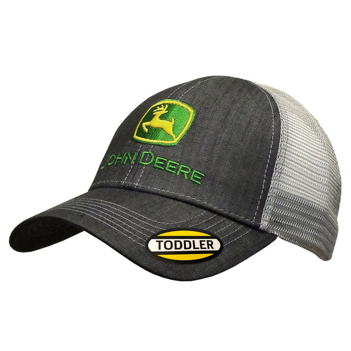 John Deere Toddler Charcoal Denim Look Hat