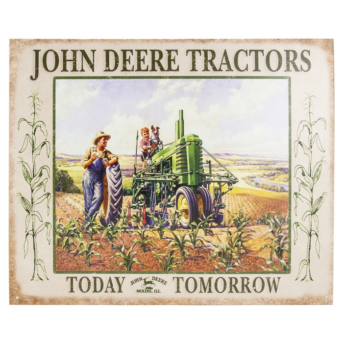 John Deere Lunchtime Tin Sign