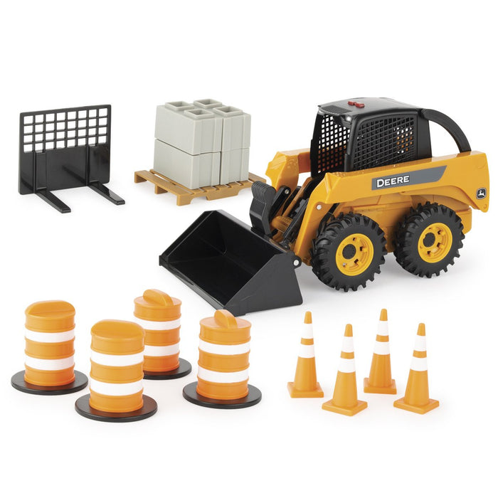 John Deere 1:16 Big Farm Skid Steer Set