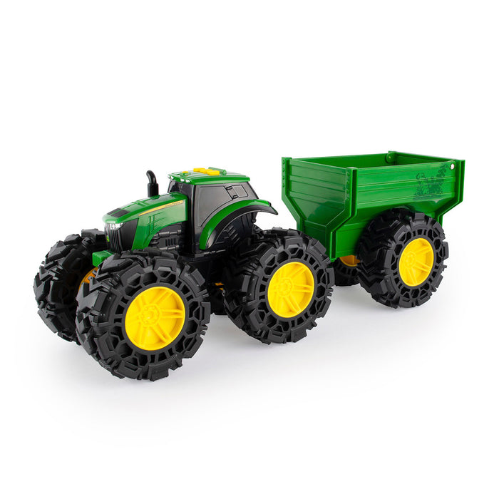 John Deere Monster Treads Tractor with Wagon