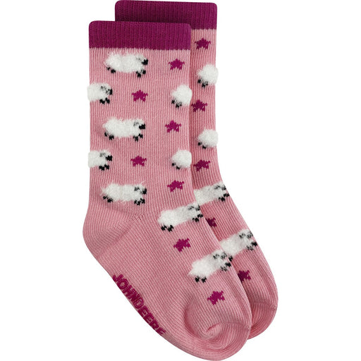 John Deere Girl Toddler Sheep Crew Sock