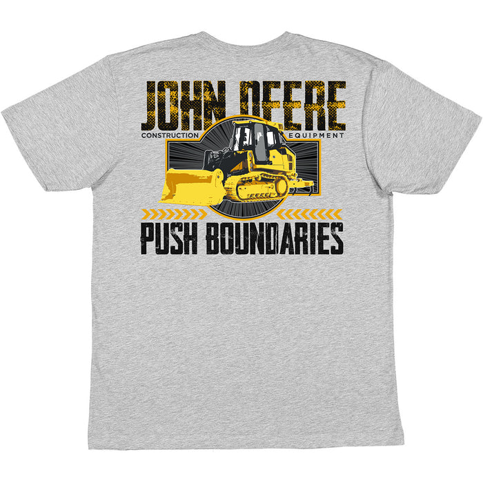 John Deere Mens Oxford Push Boundaries Tee