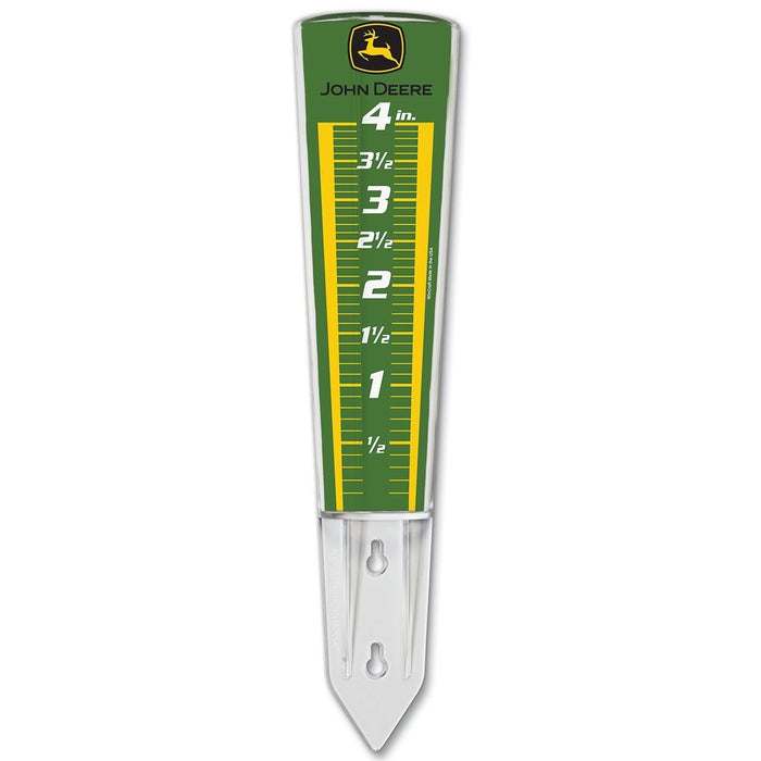 John Deere Green Rain Gauge