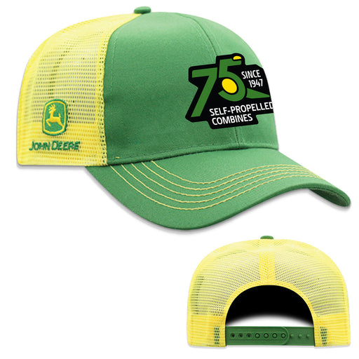 John Deere Green 75th Ann Mesh Back Cap