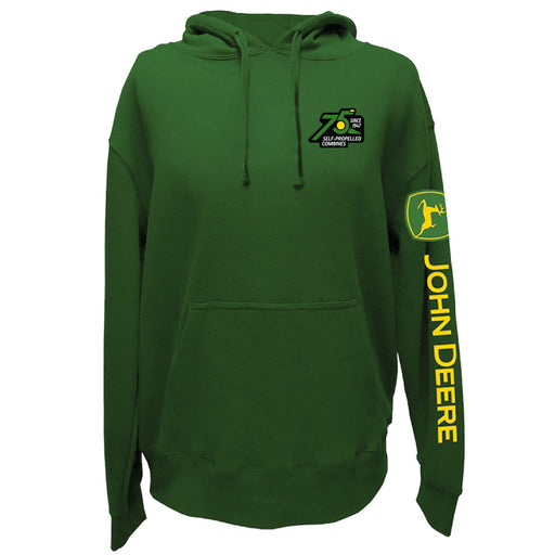 John Deere Mens Green 75th Anniversary Edition Hoodie