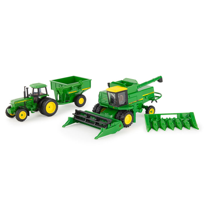 John Deere 1:64 Vintage Harvesting Set