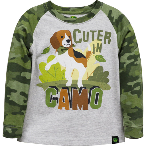 John Deere Toddler Boy Cutie Camo Tee